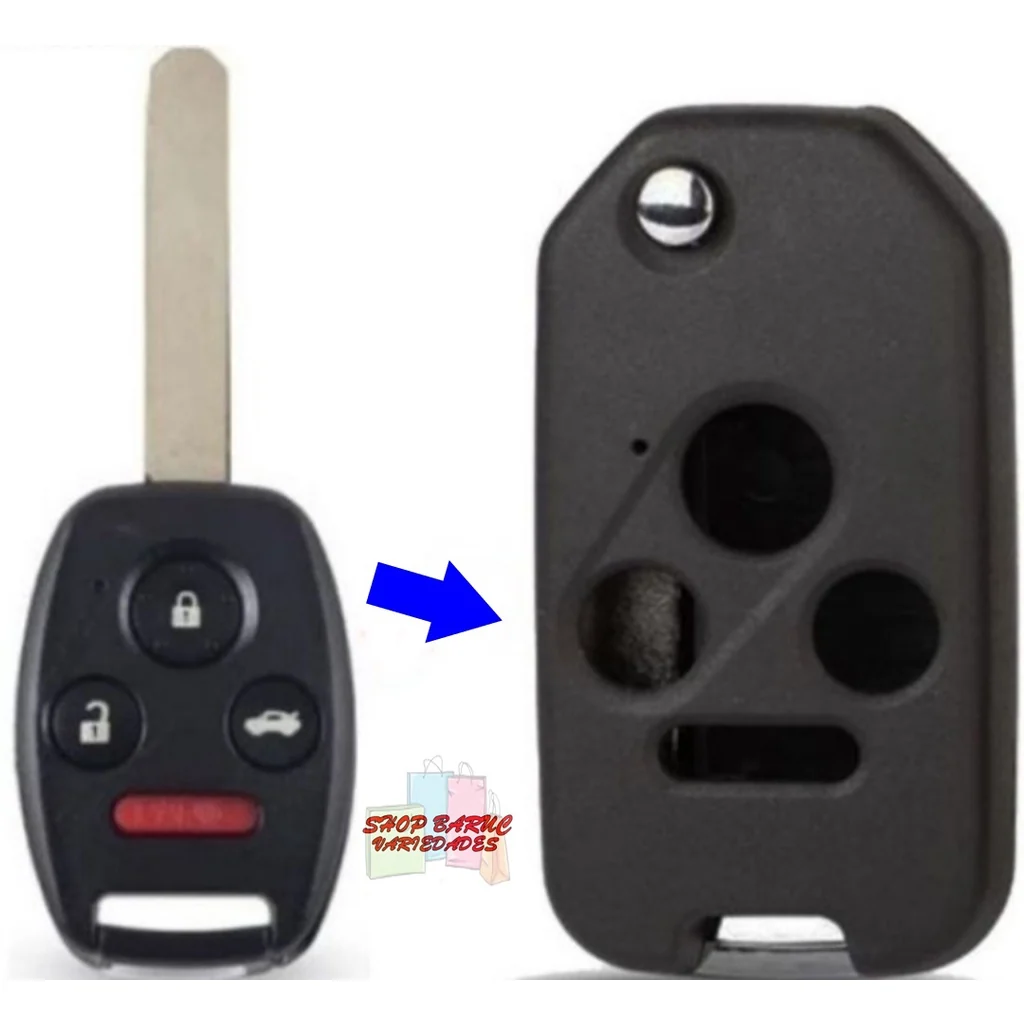 Chave Canivete Oca Honda Adaptação 3Bts An