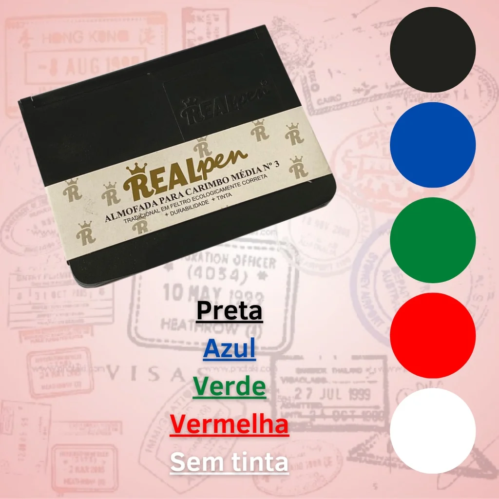 Almofada Carimbo Real N 03